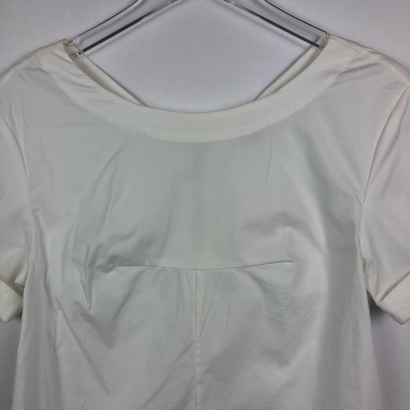 J.Crew | White Zipper Detail Business Basic | XXS - Picture 2 of 8